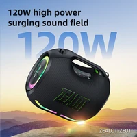 Zealot-ZE01 120W Big Power Portable Bluetooth Speaker Wireless TWS Subwoofer Bluetooth Speaker Waterproof Mobile HIFI Quality - Image 2