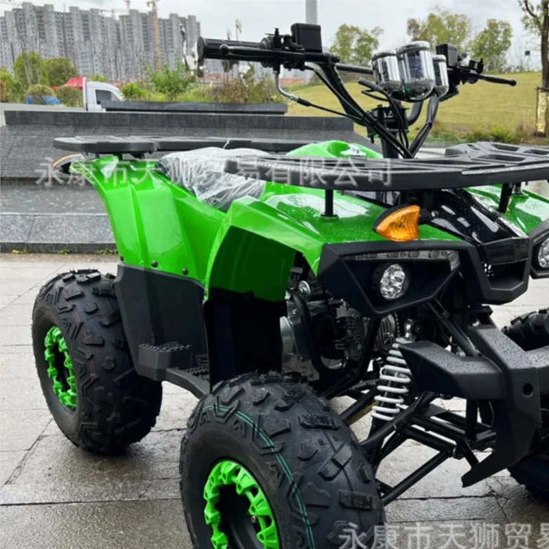 ATV 125cc Gasoline Beach Motorcycle Four-Wheel Scrambling All Terrain Mountain off-Road Vehicle