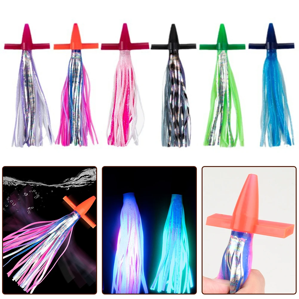 

Trolling Skirt Tuna Lures 7/9 Inch Sinking Boat Biomimetic Squid Lure For Teaser Bait Bird Tuna Mahi Sea Trolling Fishing Bait