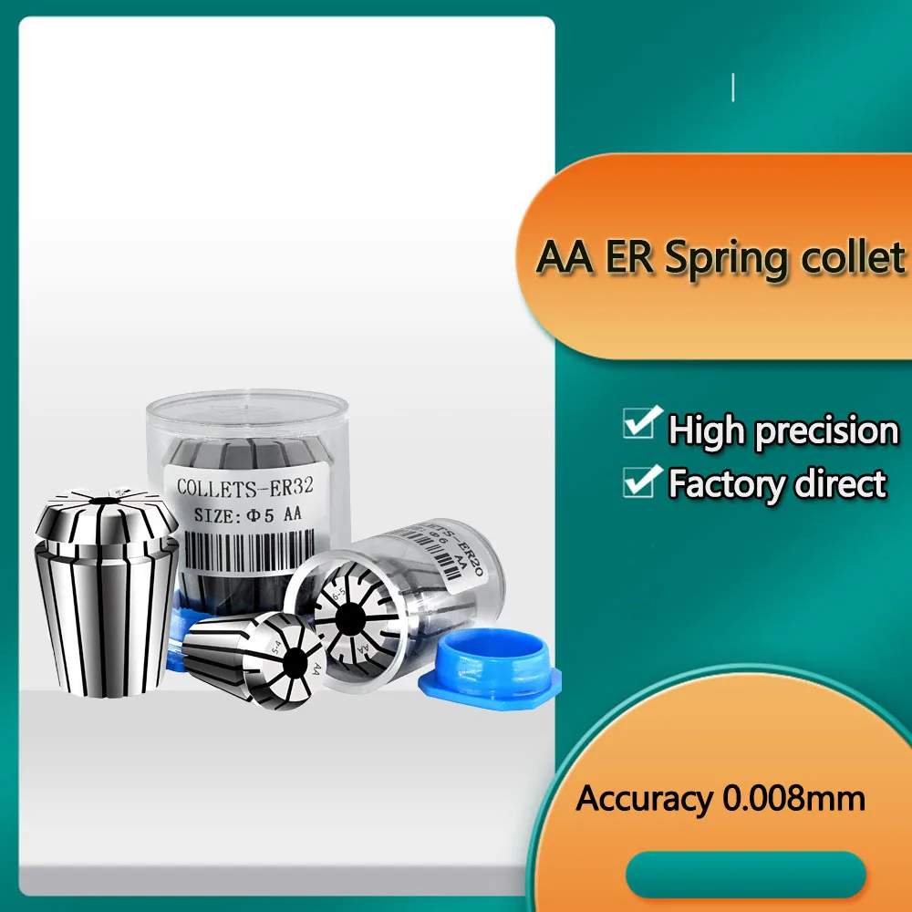 AA Class ER32 ER25 ER20 ER16 ER11 Spring Collet Set Spindle Tool Holder Clamping Gripper CNC Machine Parts