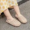 Baby Girls Shoes Braided Sandals for Girls Kids Fashion Hollow Out Leather Shoe Soft Sole Retro Princess Slippers Beach Shoes 6