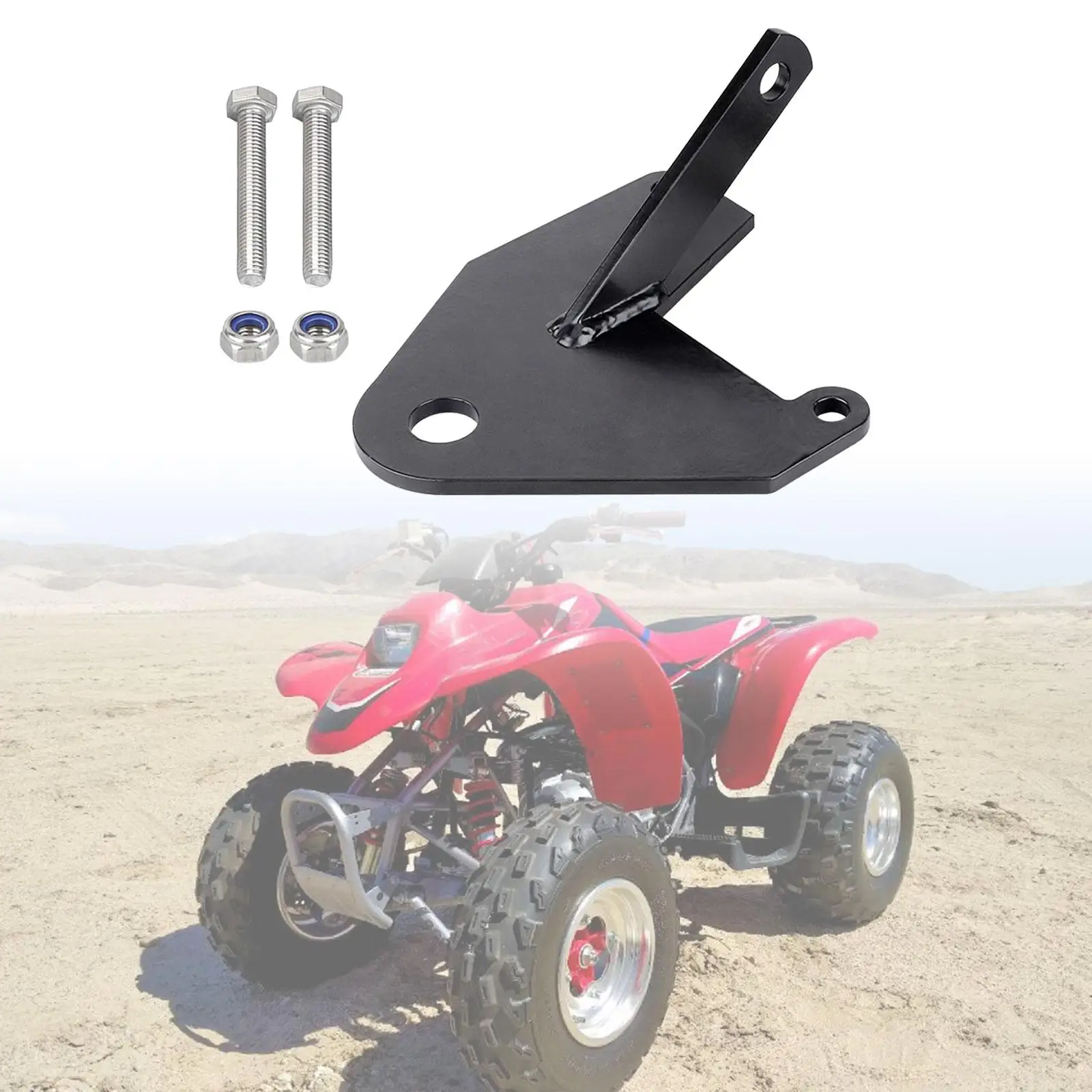 Trailer Hitch Receiver Ball Mount ATV Ball Hitch with Hardware Sturdy Motorcycle Hook Bolt for TRX250 Recon ATV Assembly