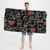 Keiths Haring Beach Towel For Kids Personalized Bath Towel Pool Towel Vacation Gift Picnic Towel Party Gift 4