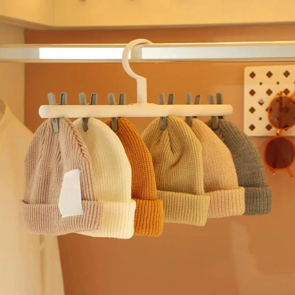 

Versatile Wardrobe Hanger Space-saving Clothing Hanger Non-slip Sock Drying Rack for Wardrobe Organization Strong Clamp for Home