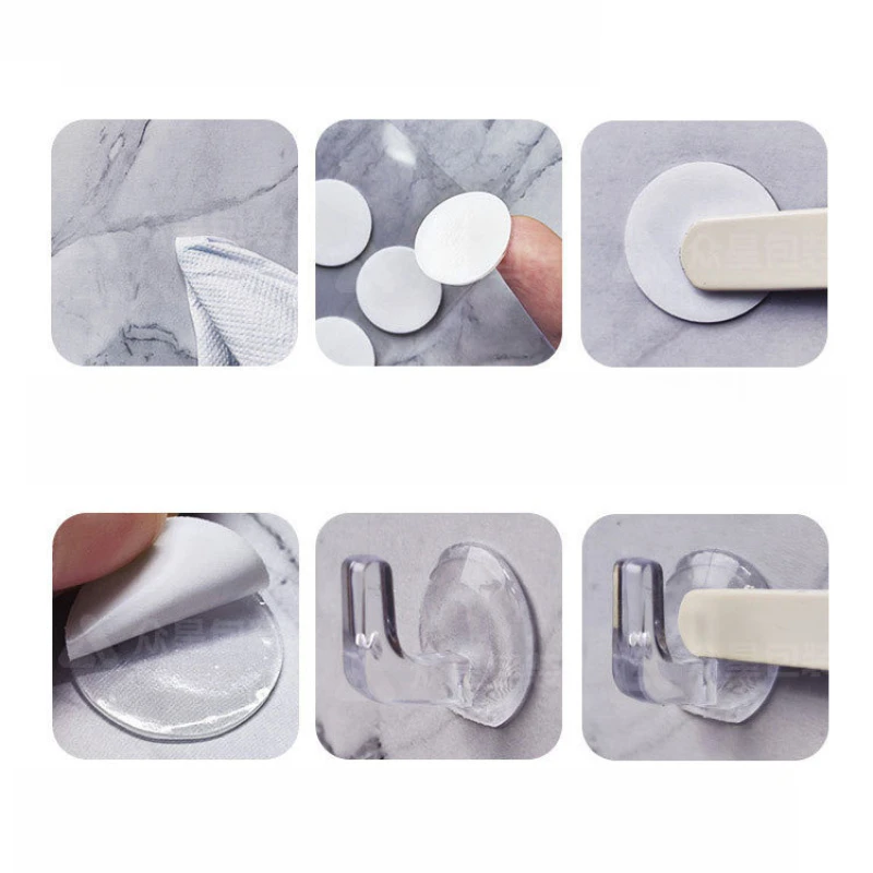 100pcs 1cm Transparent Double-sided Circular Nano Adhesive Stickers for Cups Phone Cases DIY Crafts Adhesives