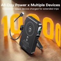 QOOVI Qi2 10000mAh Wireless Power Bank PD20W Fast Charging External Battery Portable Charger For iPhone Samsung iWatch Airpod - Image 4