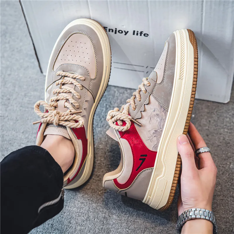 Original Brand Men's Tennis Shoes Fashion Casual Men Luxury Designer Shoes Gym Footwear Platform Cozy Skate