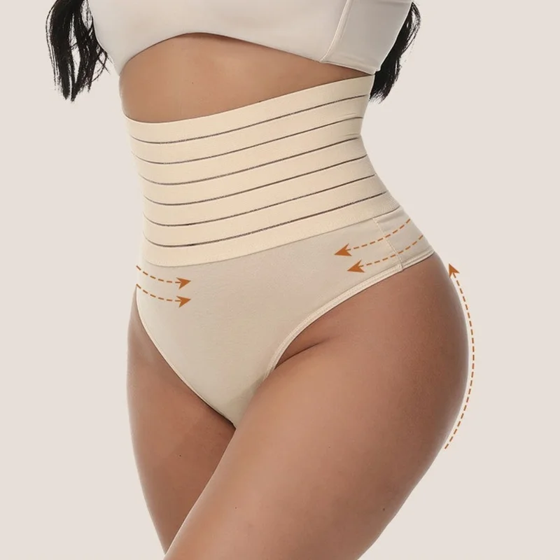 Pós-parto cintura alta Shaping Calcinha, compressão abdominal, emagrecimento Belly Band, Shaper do corpo respirável, Butt Lifter, Seamless Panty