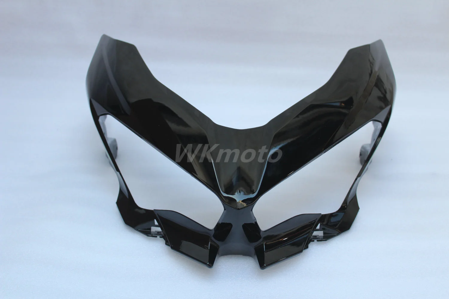 

For Kawasaki Ninja400 EX400 2018 2019 2020 2021 Black Motorcycle Front Upper Fairing Headlight Cowl Nose Panel