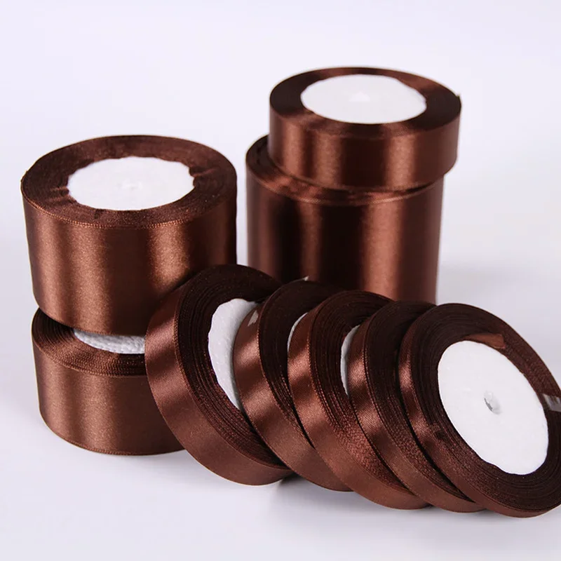 فيونكة بشريط حرير للقطع اليدوية ، والأعمال اليدوية ، ولوازم التغليف ، وهدايا الكريسماس ، و 6 ، و 10 ، و 12 ، و 15 ، و 20 ، و 25 ، و 40 ، و 50 ، لفة 22 متر