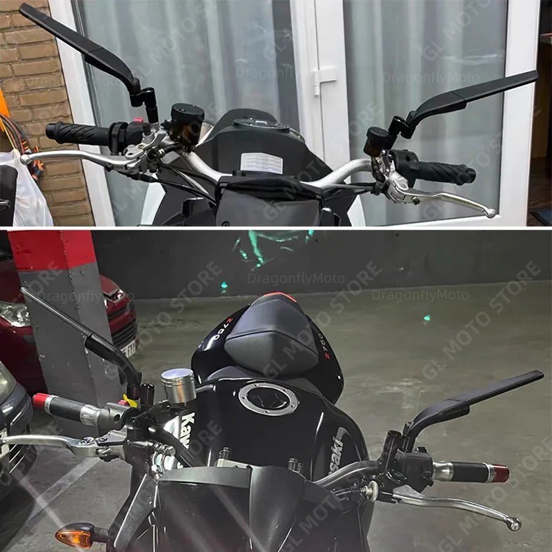 오토바이 윈드 윙 사이드 백미러, 조절식 회전 오토바이, 혼다 CB600F CB650F CB500F CB900 CB599 CB600 호넷