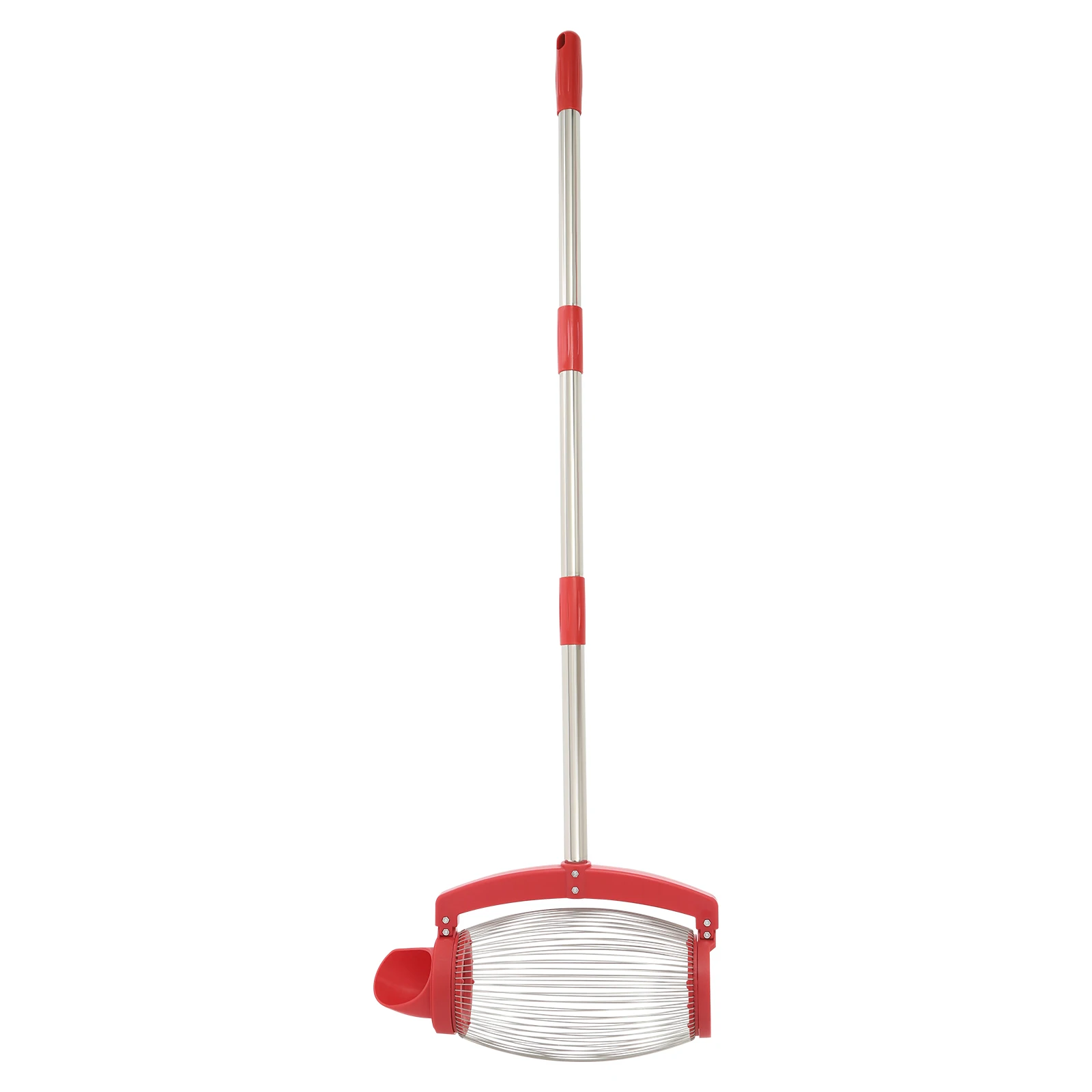 No Bending Nut Gatherer - Adjustable Handle Nut Collector 30kg Capacity Side Dumping Port for Walnuts/Golf Balls (w/Storage Bag)