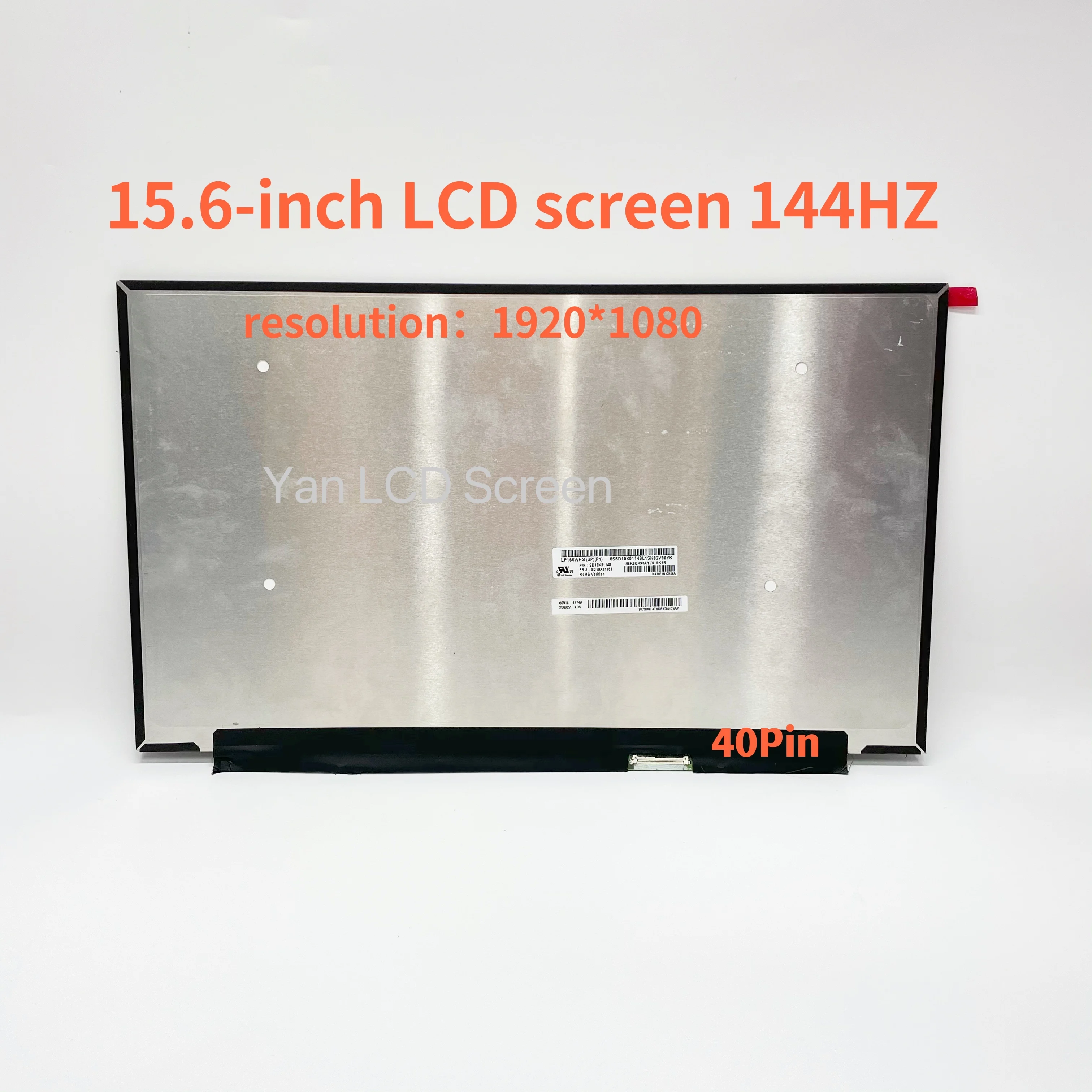Compatible avec écran LCD d'ordinateur portable LP156WFG (SP