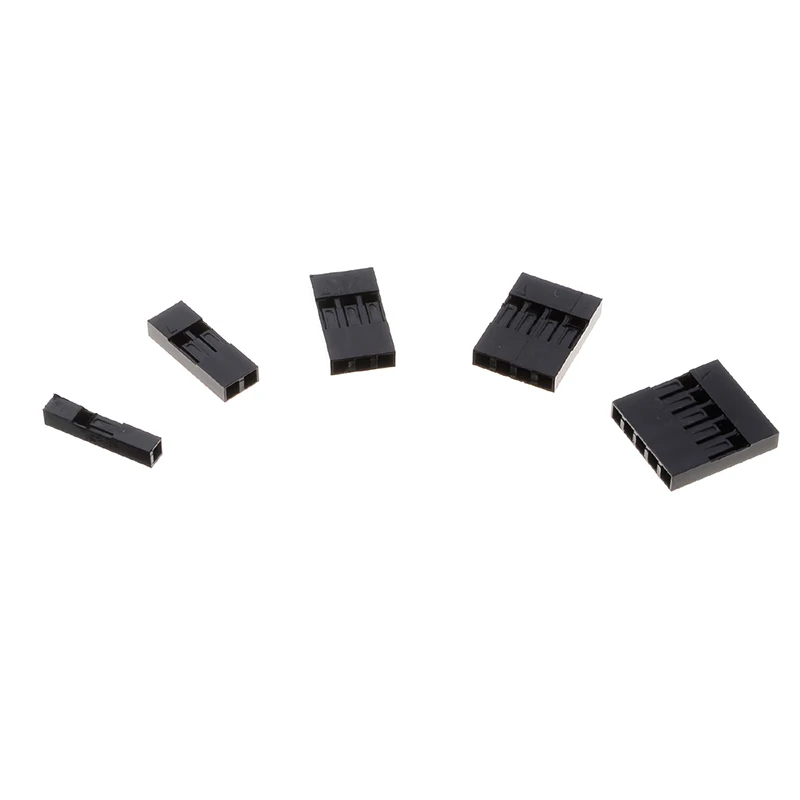 thumbnail: Pzsmocn Dupont Connector Set - 2.54 Mm Pitch 4-Pin Vrouwelijke Connectors - 50 Sets Met Crimp Pins