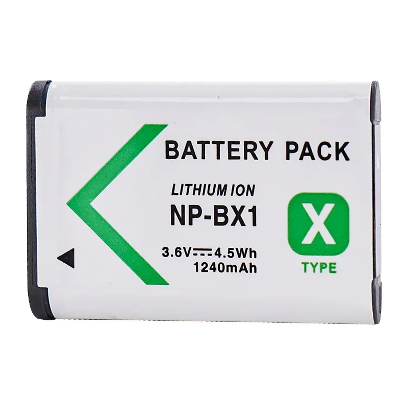 1240mAh 3.6V NP-BX1 Rechargeable Battery Sony RX100 H400 RX1R HX300 HX400 HX50 M6 M7 X3000R X3000 AS300 WX350 Camera
