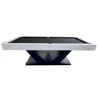 Billiard Table, Slate Luxury Pool Table, Durable Game Table for Game Room