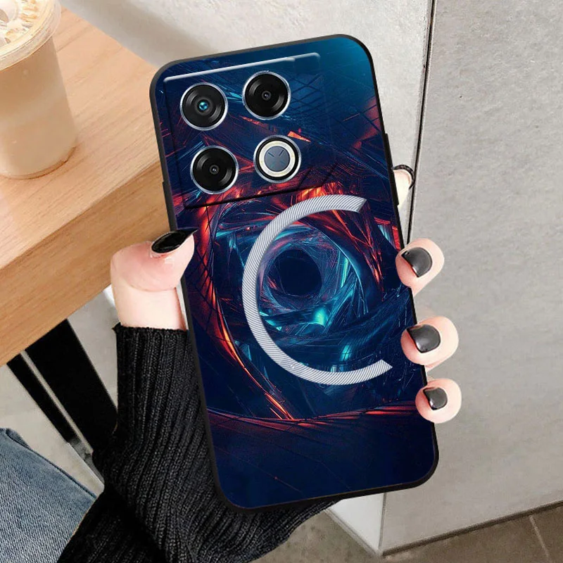 Sleek Black TPU Shockproof Phone Case - Soft Silicone Protective Back Cover
