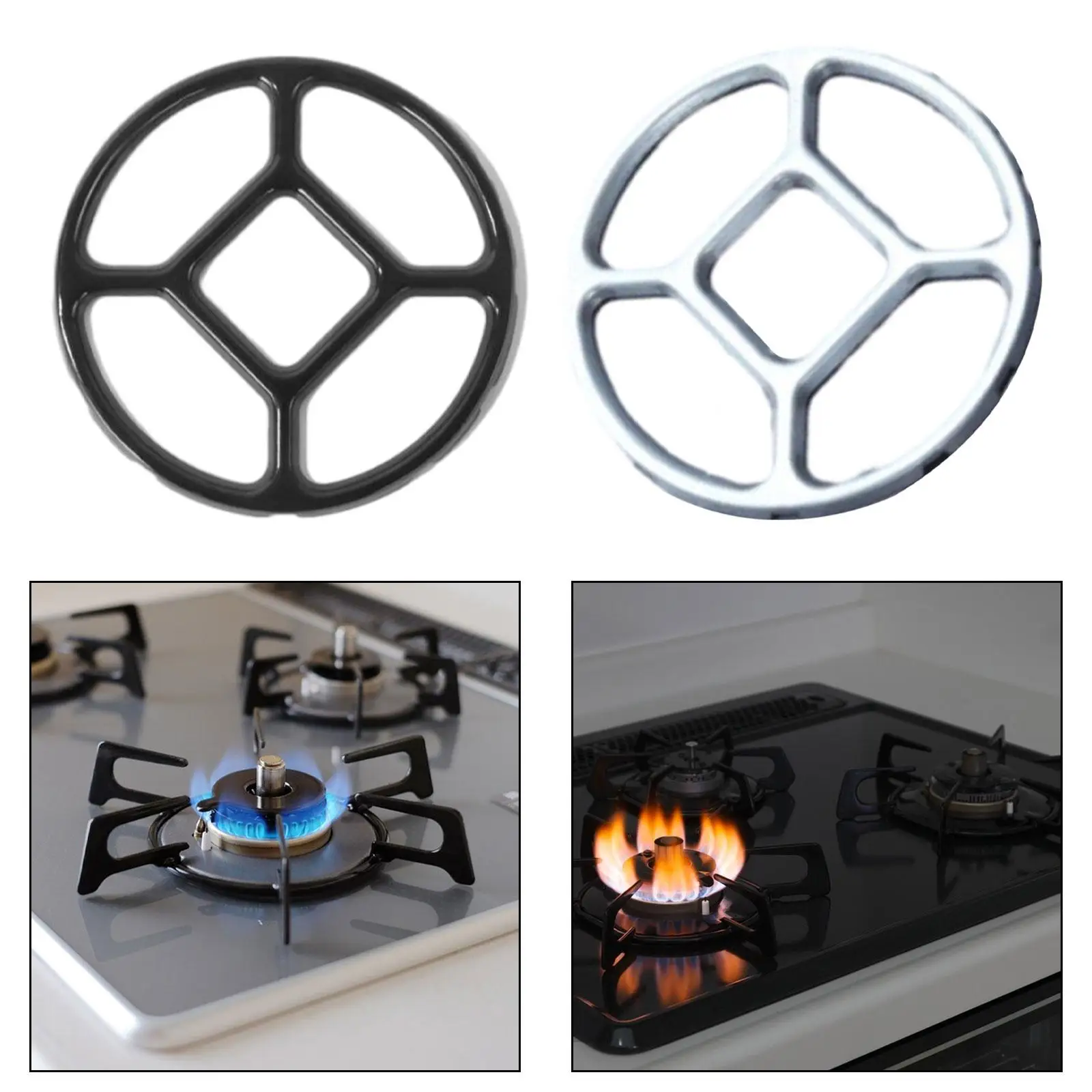 Wok Rack Pot Racks Holder Cooker Heat Wok Rack Rings Gas Rings Reducer for Restaurant Cooking Smaller Cookware Pot Camping