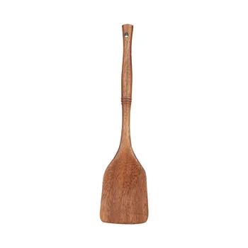 Wooden Kitchenware Cooking Utensils Set Non-stick Cookware Spatula Shovel Natural Teak Wooden Kitchen Cooking Tool Set 2024 3