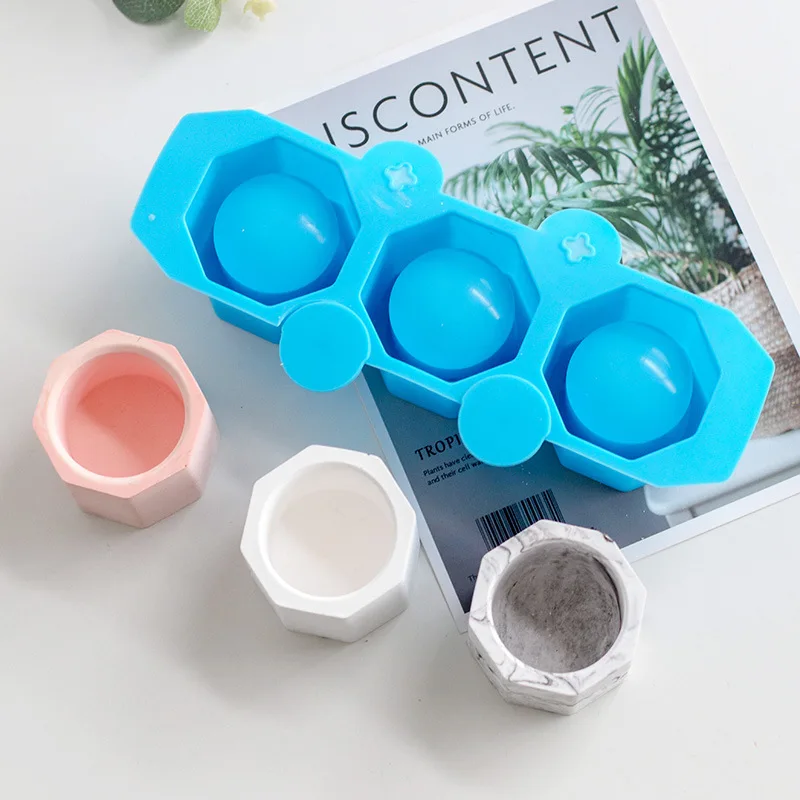 DIY Candle Cup Silicone Mold UV Cement Flower Pot Plaster Mold Household Pen Holder Jewelry Storage Box Handmade flower silicone mould silicone mold