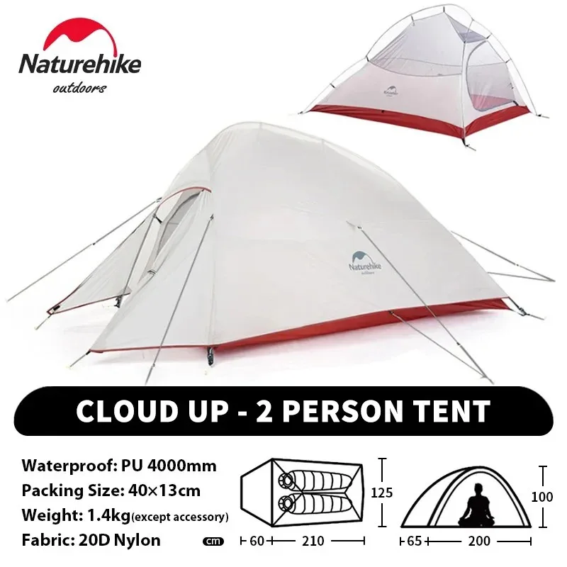 Naturehike Cloud Up 2 Person Tent Outdoor Camping Tent