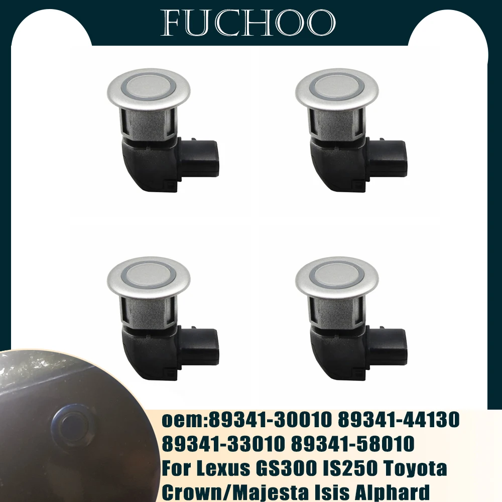 

Датчик парковки PDC для Lexus GS300 GS350 GS450h IS250 Toyota Crown/Majesta Isis Alphard 89341-30010, 4 шт.