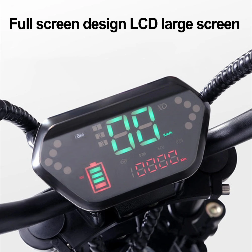 48V 60V 72V Display Lcd Meter Pannello Di Controllo Per Ebike Scooter Elettrico Motor Meter E-Bike Scooter Elettrico Display Accessori