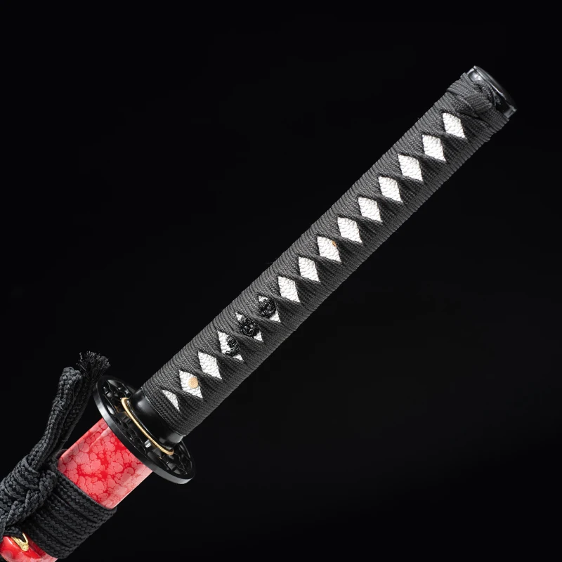 Muramasa Swords T10 Katanas Clay Tempered Red Hamon Blade Home