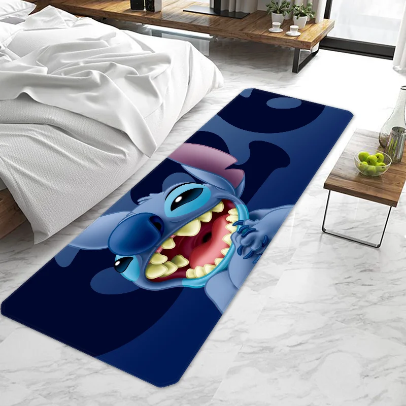 

Cute Anime Stitchs Door Mat Entrance Doormat Non-slip Washable Kitchen Carpet Living Room Hallway Rugs Door Mats Bathroom Bath