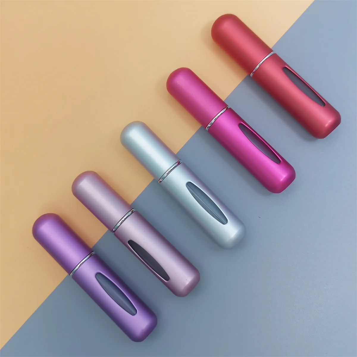 Travel Perfume Bottle 1/5Pcs Refillable Portable Mini Atomizer Spray Refill Bottle Women Pocket Dispenser Cologne Sprayer 5ml