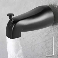 Bathtub Spout with Diverter Slip Fit Zinc Alloy Bathtub Faucet Replacement Easy Installation Tub Spout Home Hotel Bathroom 1