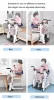 Hot Sale Electric Patient Lift Elderly Disabled Home Care Transfer Commode Chair Toilet Shower Chair   Wheel chair 5