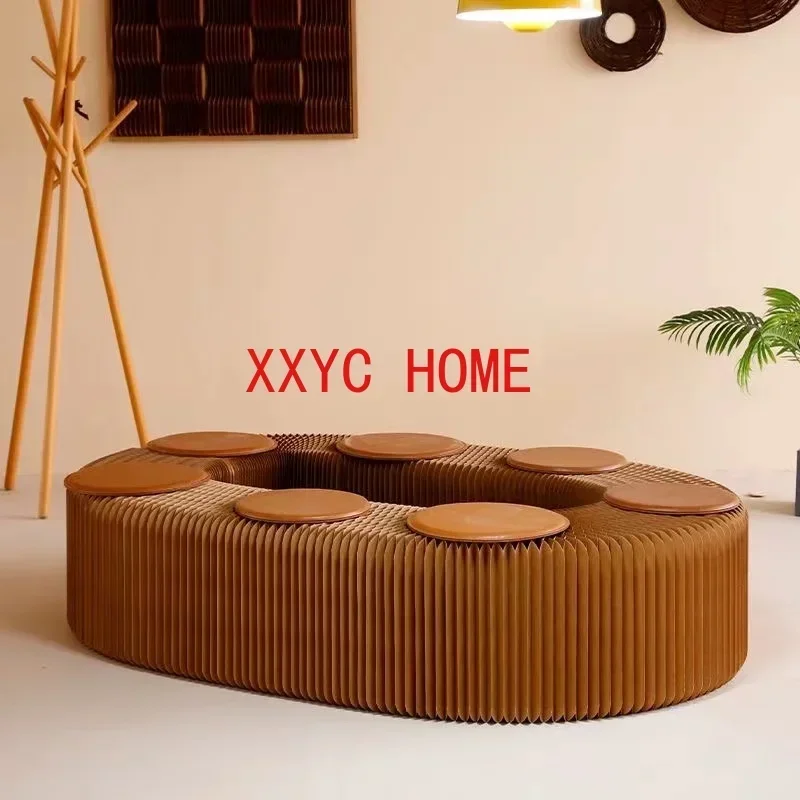 changing , Telescopic Folding Bench, Bedside , Stackable Creative Multifunctional Home Low