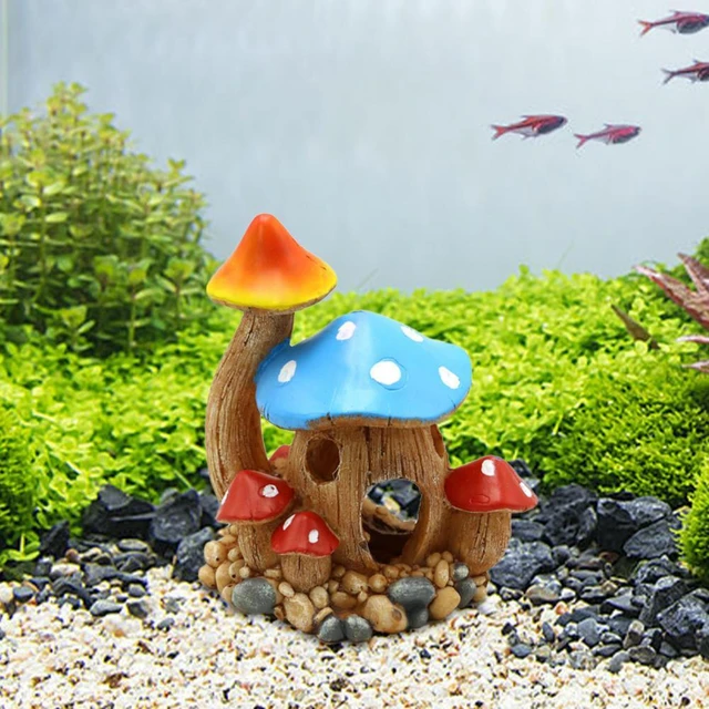 Maison champignon - Décorations Aquarium