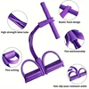 6-Tube Multi-function Abdominal Trainer With Foot Pedal For Sit-ups Fitness Abdominal Toning Arm Strengthening Resistance Band 4