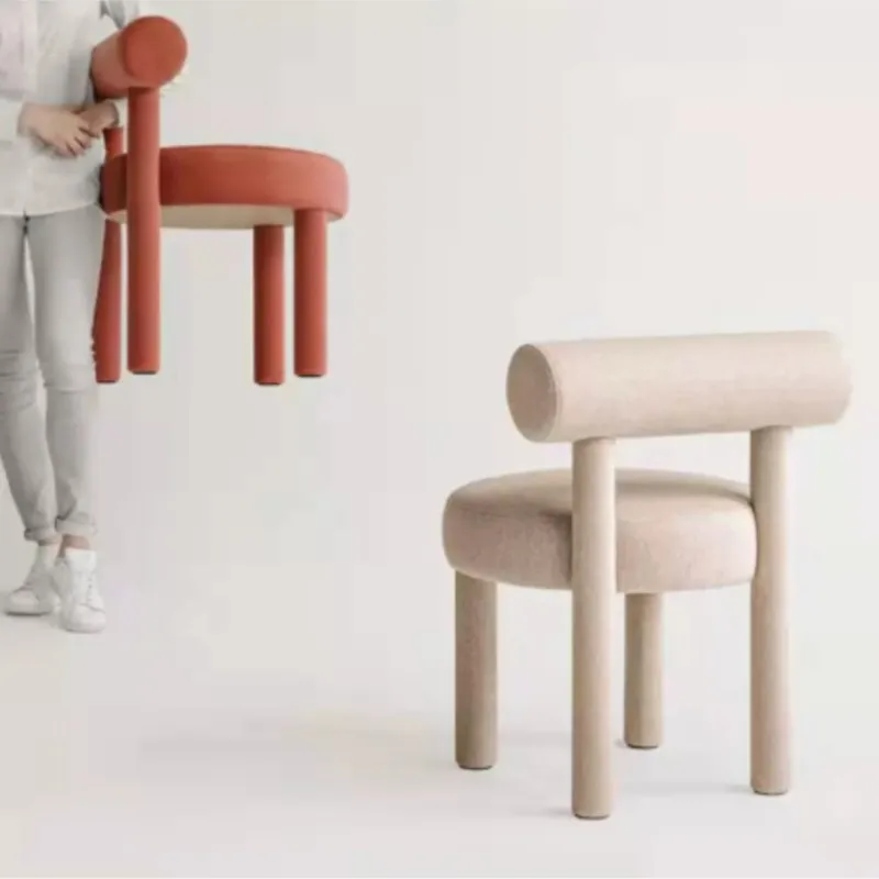 Internet Celebrity Light Luxury Home Bedroom Dressing Table Makeup Chair Designer Model Room Creative Ins Dining Chair X&D