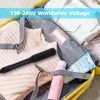 Infrared Hair Straightener Curler Ceramic Plate 230℃ / 450°F Fast Heating Professional 2 In 1 Hair Flat Irons 100-240V 5