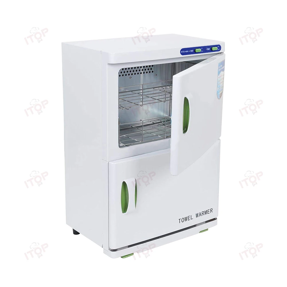 Hot Sale Double Layers Heated Towel Sterilizer Hot Towel Warmer Cabinet Beauty Machine 4