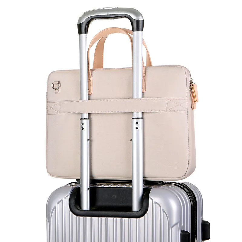 

new airbag computer bag is a 14 inch 15.6 inch one shoulder Bag laptop shockproof high-capacity computer bag Travel women