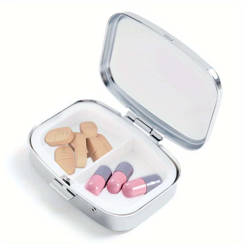 Flower Bunny Designed Metal Box, Ideal for Travel, Outdoor Activities or As A Gift - Suitable for Medicine, Small Items Storage 5