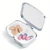 Flower Bunny Designed Metal Box, Ideal for Travel, Outdoor Activities or As A Gift - Suitable for Medicine, Small Items Storage 5