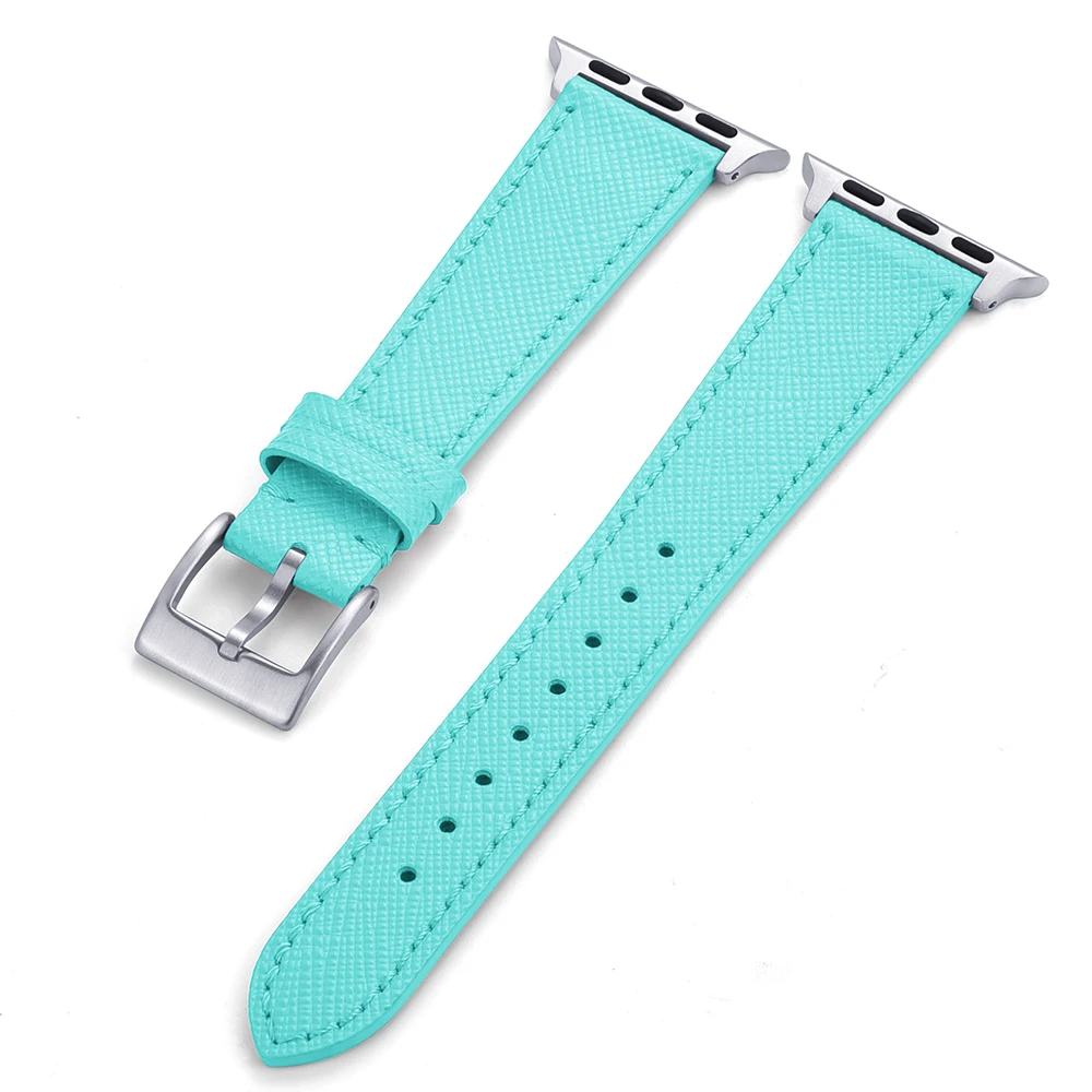 Elegant Leather Watch Strap - Premium Replacement Wristband