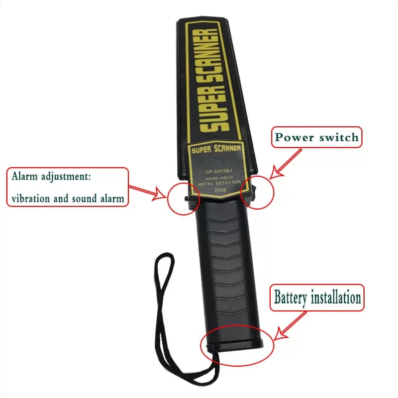 GP-3003B1 (alkaline battery) high-precision metal detector for schools, examination centers, airports, stations, detectors