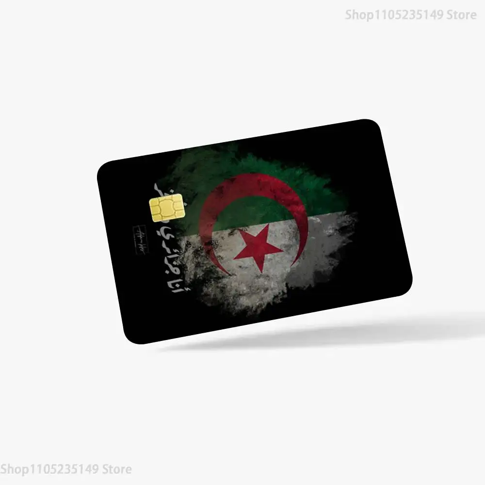 Exquisite Algerian-Themed Decorative Bank Card Sticker - Perfect Birthday Gift