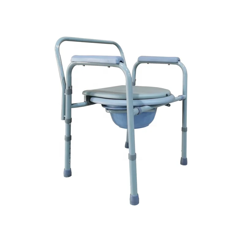 Chinese Manufacturer Aluminum Folding Commode Toilet Chair For Elderly 3