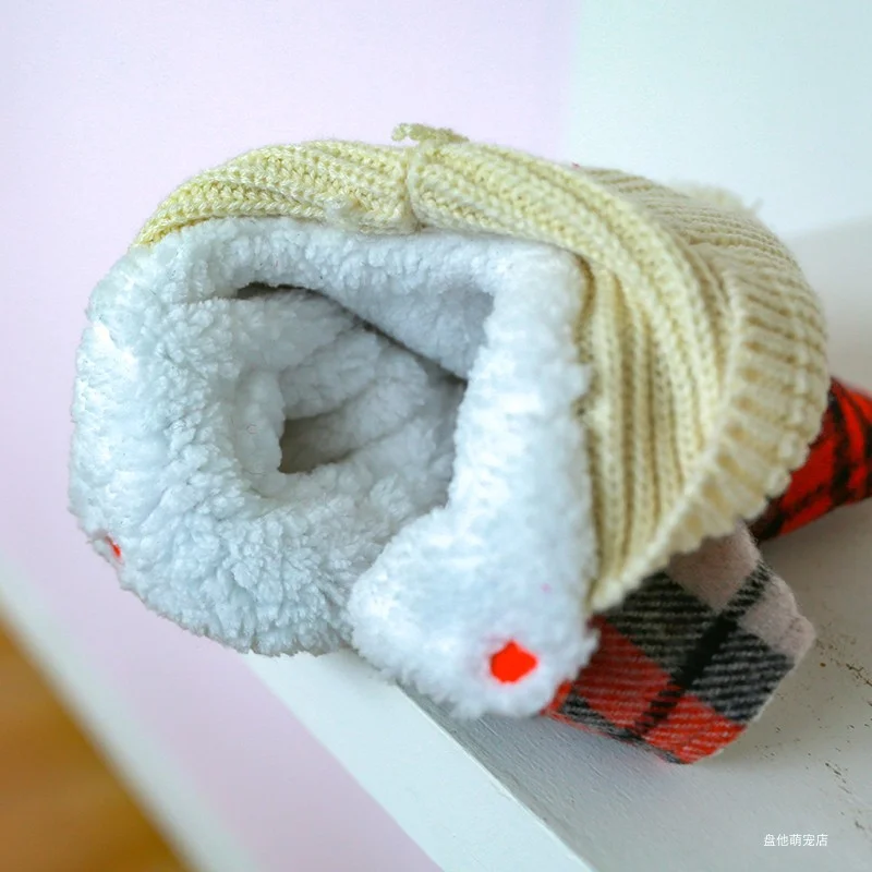 1PC Pet Clothing Cat Winter Plush Thickened Ball Hat Cotton Coat Windbreaker Suitable for Small and Medium Dogs pet jacket