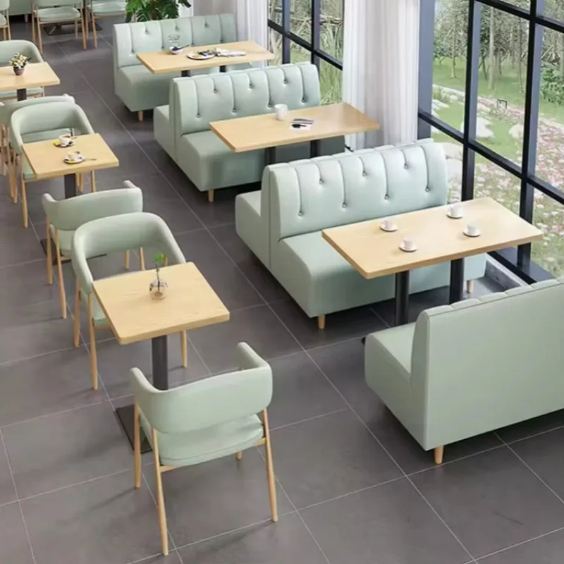 Modern Cafe Shop Restaurant Furniture Chairs Booth Seating PU Wood for Dining Bar Pink Chair Nordic Chair Кресло Для Гостиной