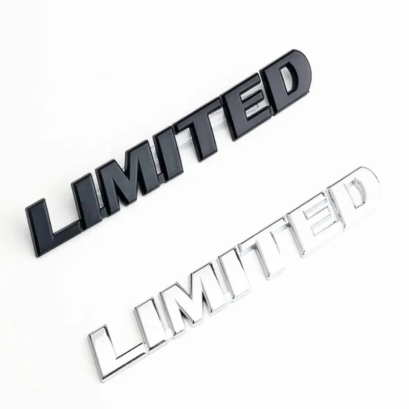 

LIMITED original letter car stickers for Toyota Highlander Senna RAV4 metal modified accessories body universal standard decals