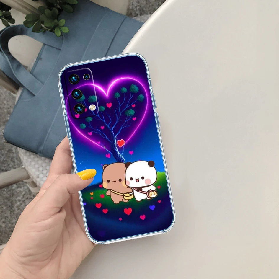 Transparent Phone Case with Bubu Dudu Design
