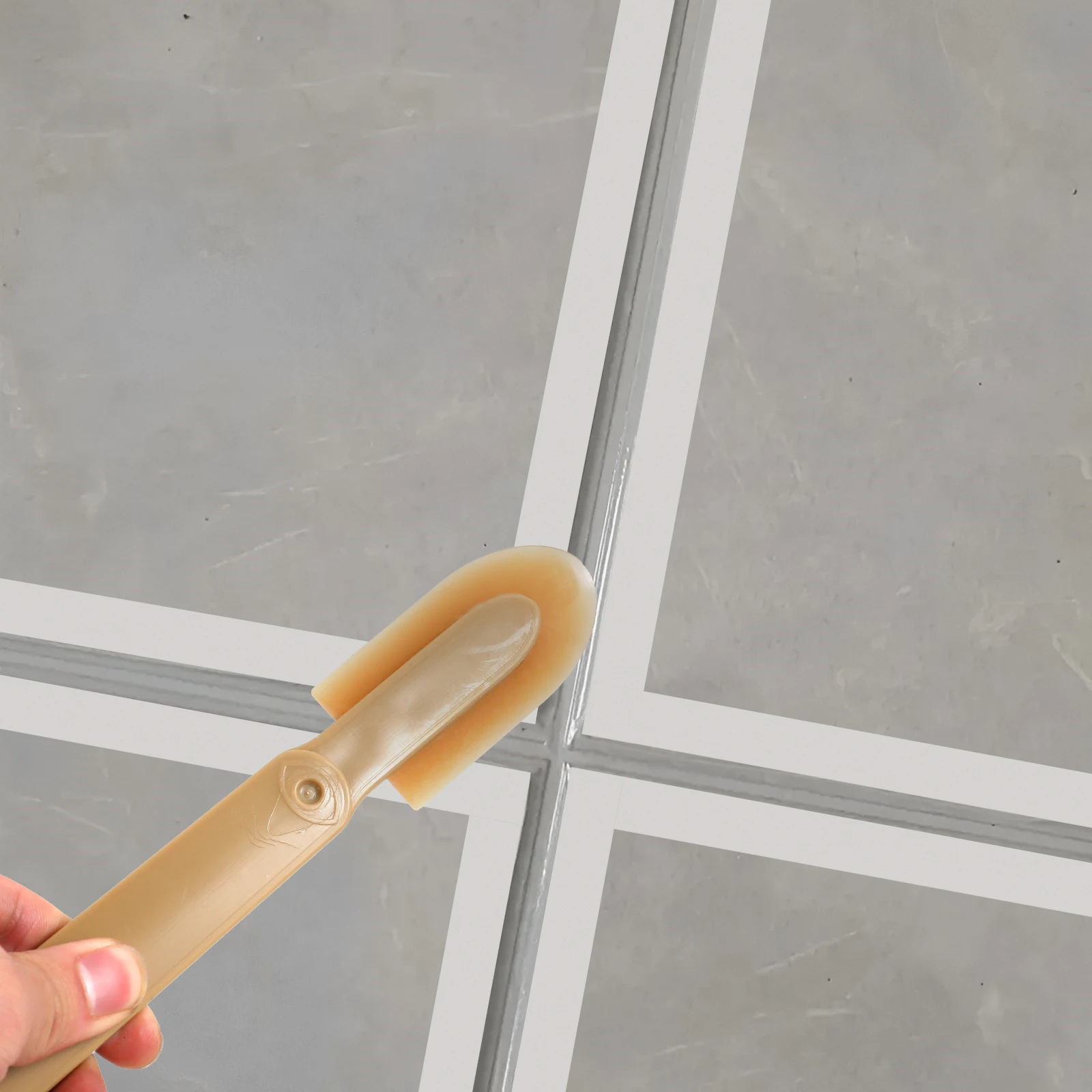 17Pcs Rubber Caulking Tool Kit Rubber Caulk Finishing Tools Grout Sealant Caulking Applicator Spatula Smoothing Tool for Window 2